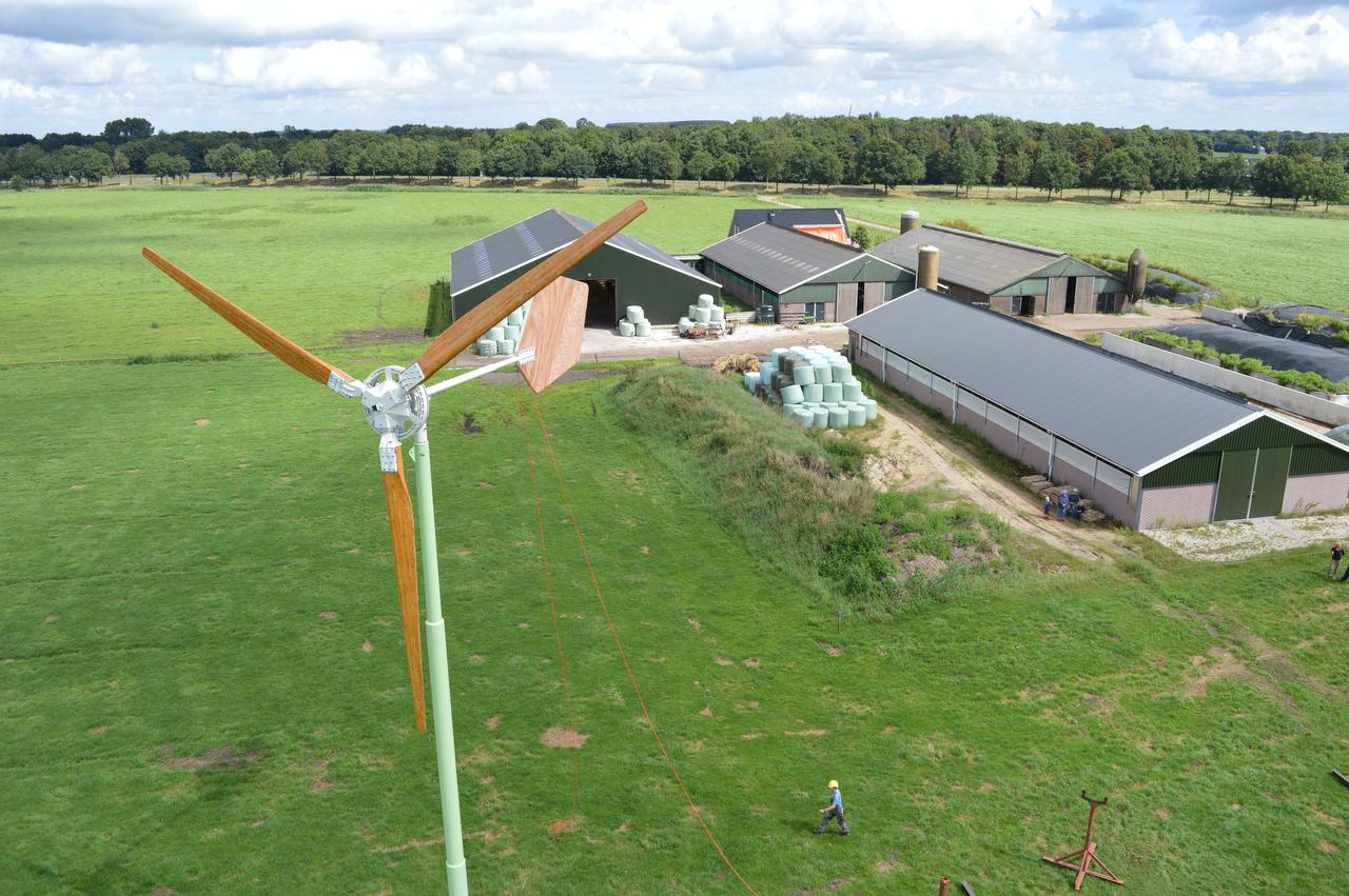 Bedrijf ziet kans voor houten windmolens in Fryslân FMF